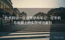 白虎网站一区日常使用笔记：在手机与电脑上的实际体验差别