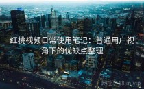 红桃视频日常使用笔记：普通用户视角下的优缺点整理