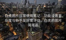 白虎图片日常使用笔记：功能设置复杂度与新手友好度评估，白虎的图片简笔画