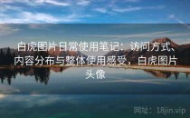 白虎图片日常使用笔记：访问方式、内容分布与整体使用感受，白虎图片头像