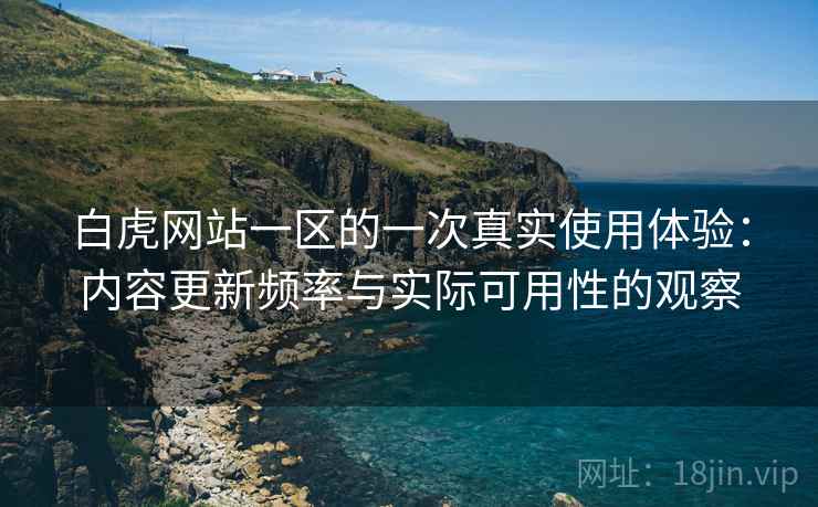 白虎网站一区的一次真实使用体验：内容更新频率与实际可用性的观察  第1张