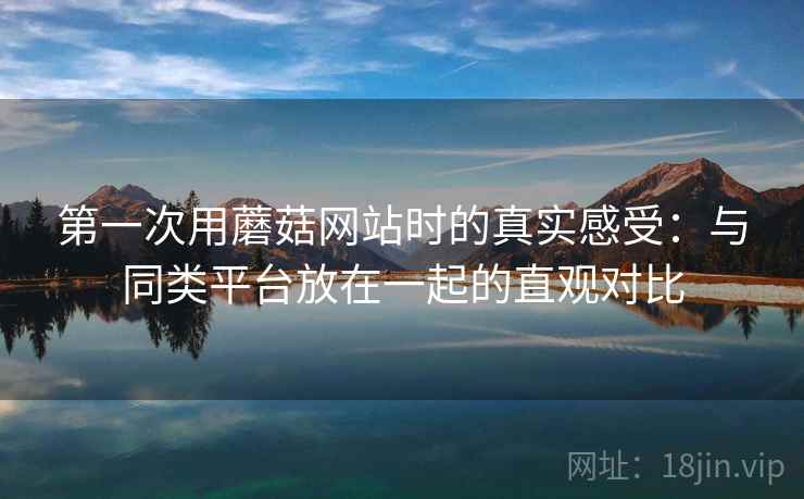 第一次用蘑菇网站时的真实感受:与同类平台放在一起的直观对比 第2张 第一次用蘑菇网站时的真实感受:与同类平台放在一起的直观对比 第2张