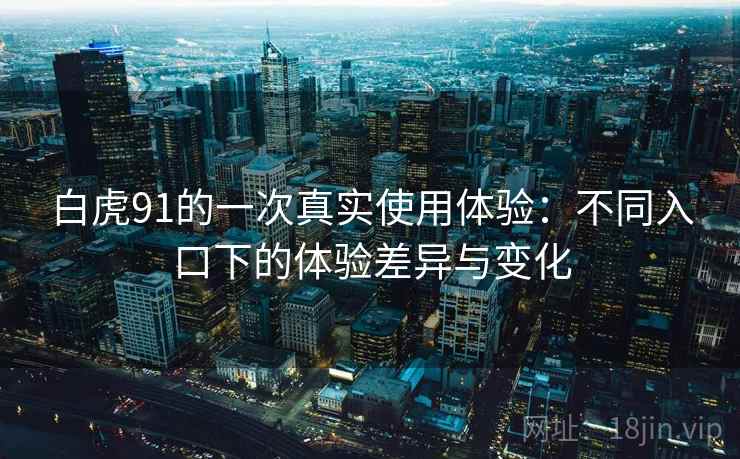 白虎91的一次真实使用体验:不同入口下的体验差异与变化 第2张 白虎91的一次真实使用体验:不同入口下的体验差异与变化 第2张