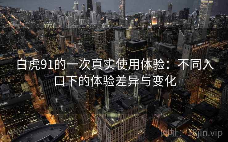 白虎91的一次真实使用体验:不同入口下的体验差异与变化 第1张 白虎91的一次真实使用体验:不同入口下的体验差异与变化 第1张