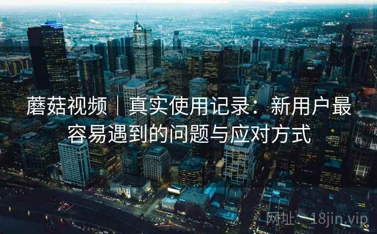 蘑菇视频|真实使用记录:新用户最容易遇到的问题与应对方式 第1张 蘑菇视频|真实使用记录:新用户最容易遇到的问题与应对方式 第1张
